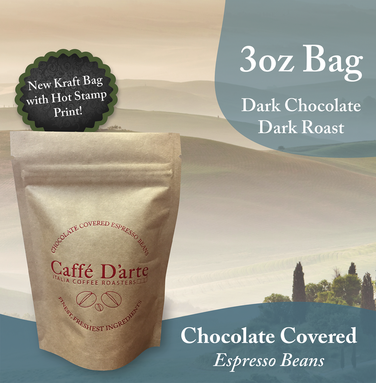 Chocolate Covered Caffé D'arte Espresso Beans