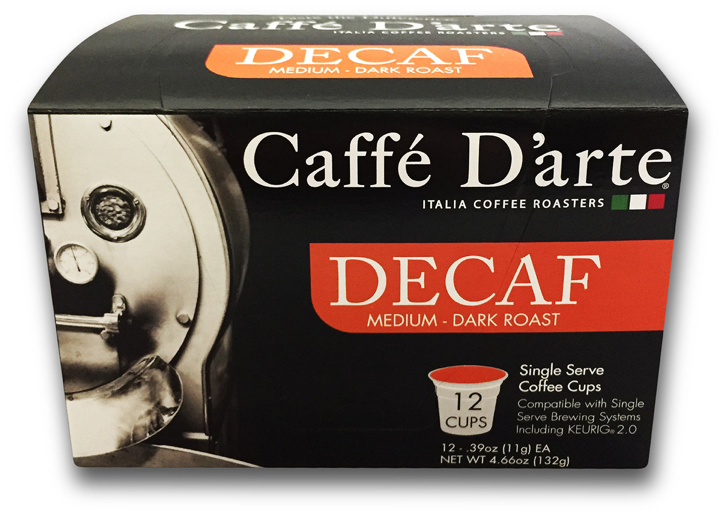 Decaffeinated Single Serve Cups – Caffé D'arte Coffee Roasters