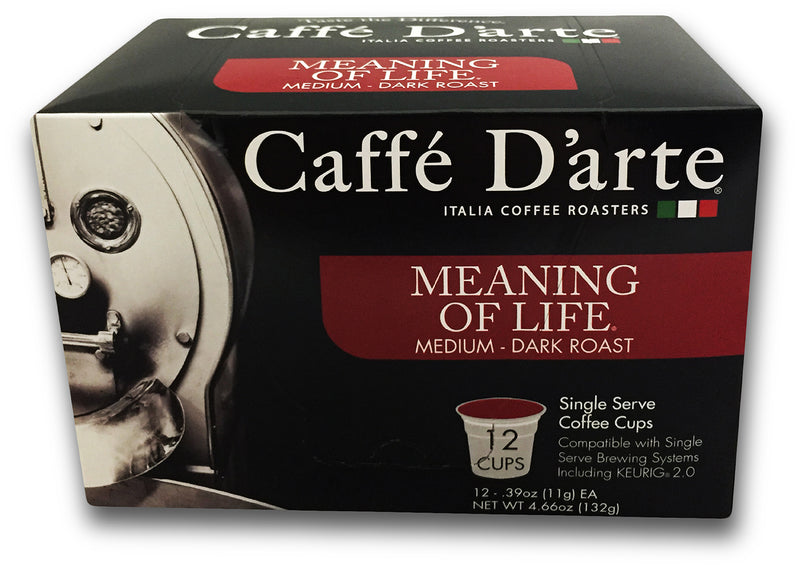 Meaning of Life® Single Serve Cups – Caffé D'arte Coffee Roasters