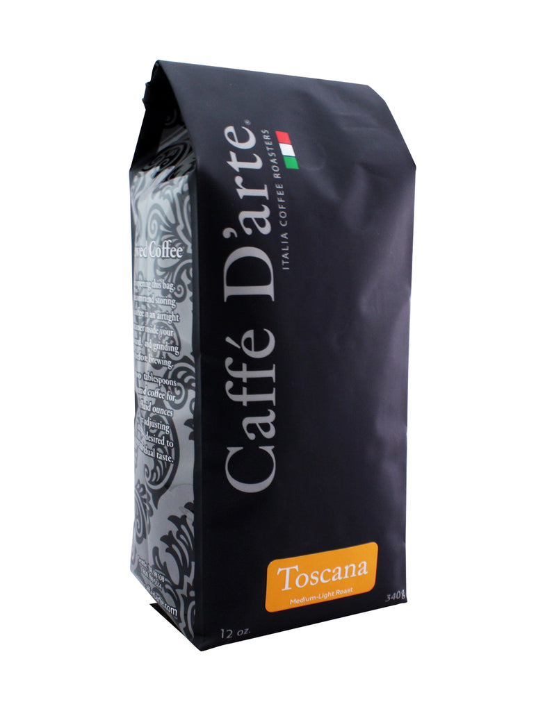 Toscana® Light Drip Coffee Caffé D'arte Coffee Roasters